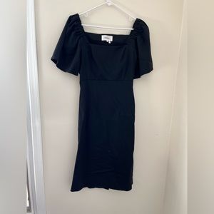 Ba & sh black midi dress